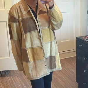 Vintage patchwork blazer! Oversized fun look